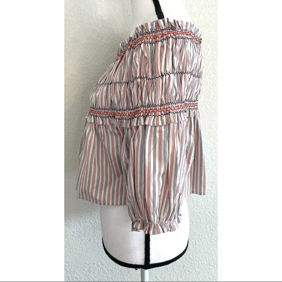 NWT Gianni Bini Magda off the shoulder top small - Picture 6 of 10